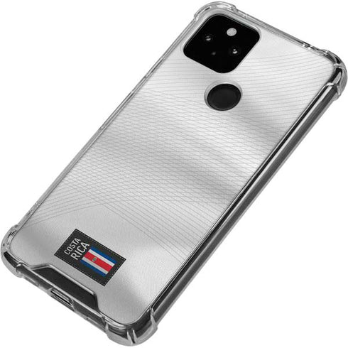 Costa Rica Soccer Flag Google Pixel 5a 5G Clear Case
